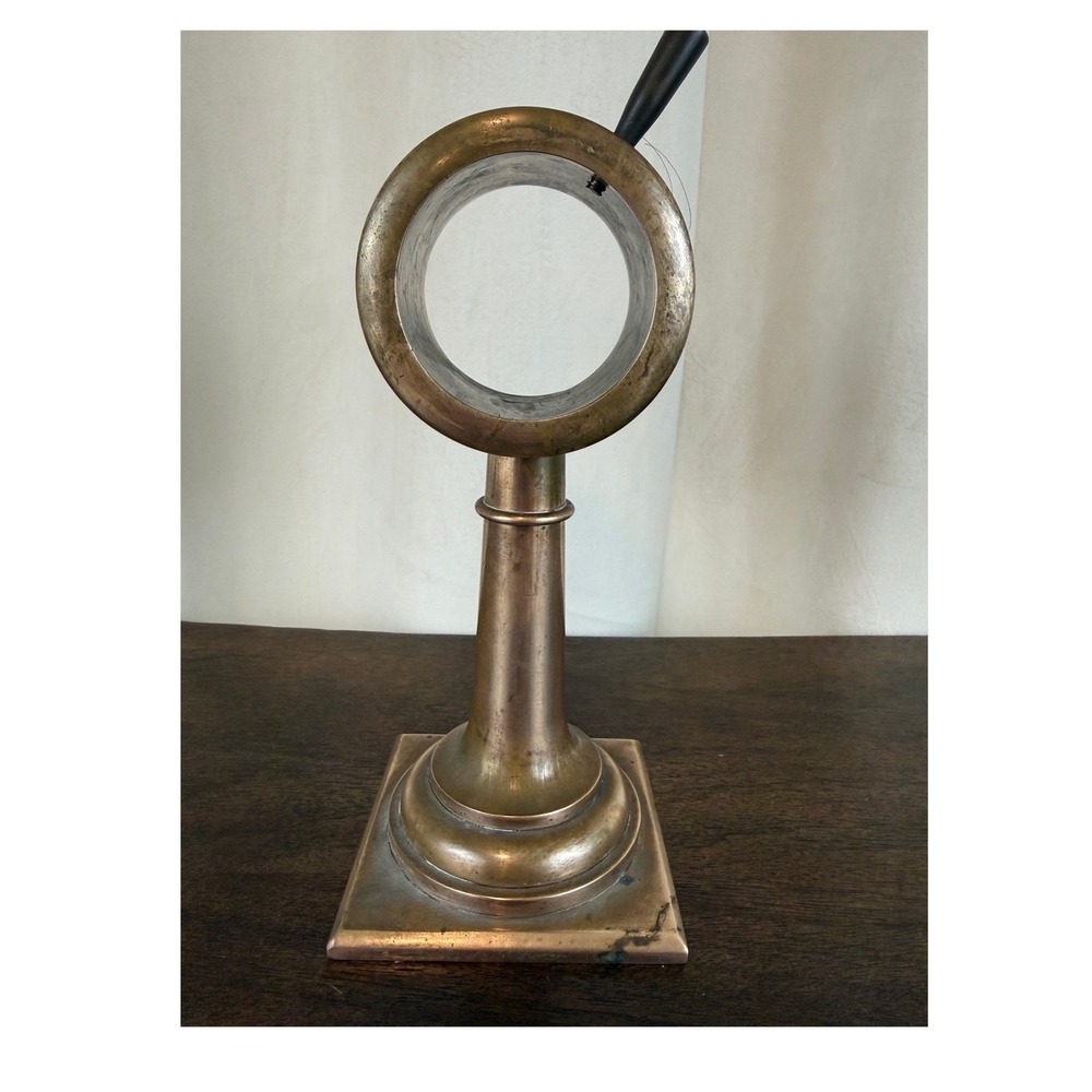 Antique Brass Nautical Decor Engine Room Telegraph Figurine Paperweight 10.5"